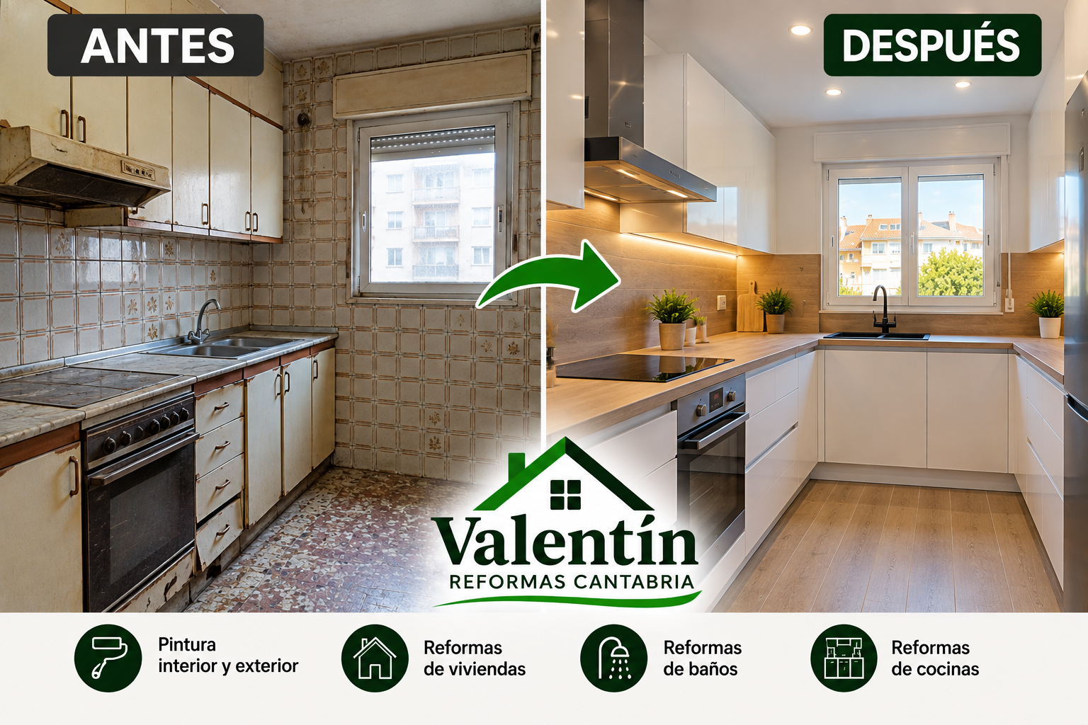 Reforma de cocina en Santander